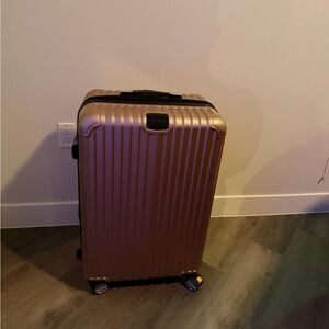 Rose Gold Hard Shell Suitcase